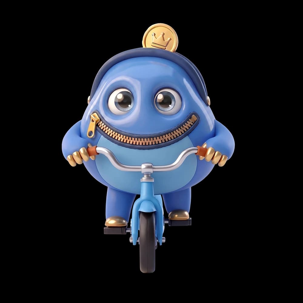 Cyclist riding a bicycle safely with insurance protection