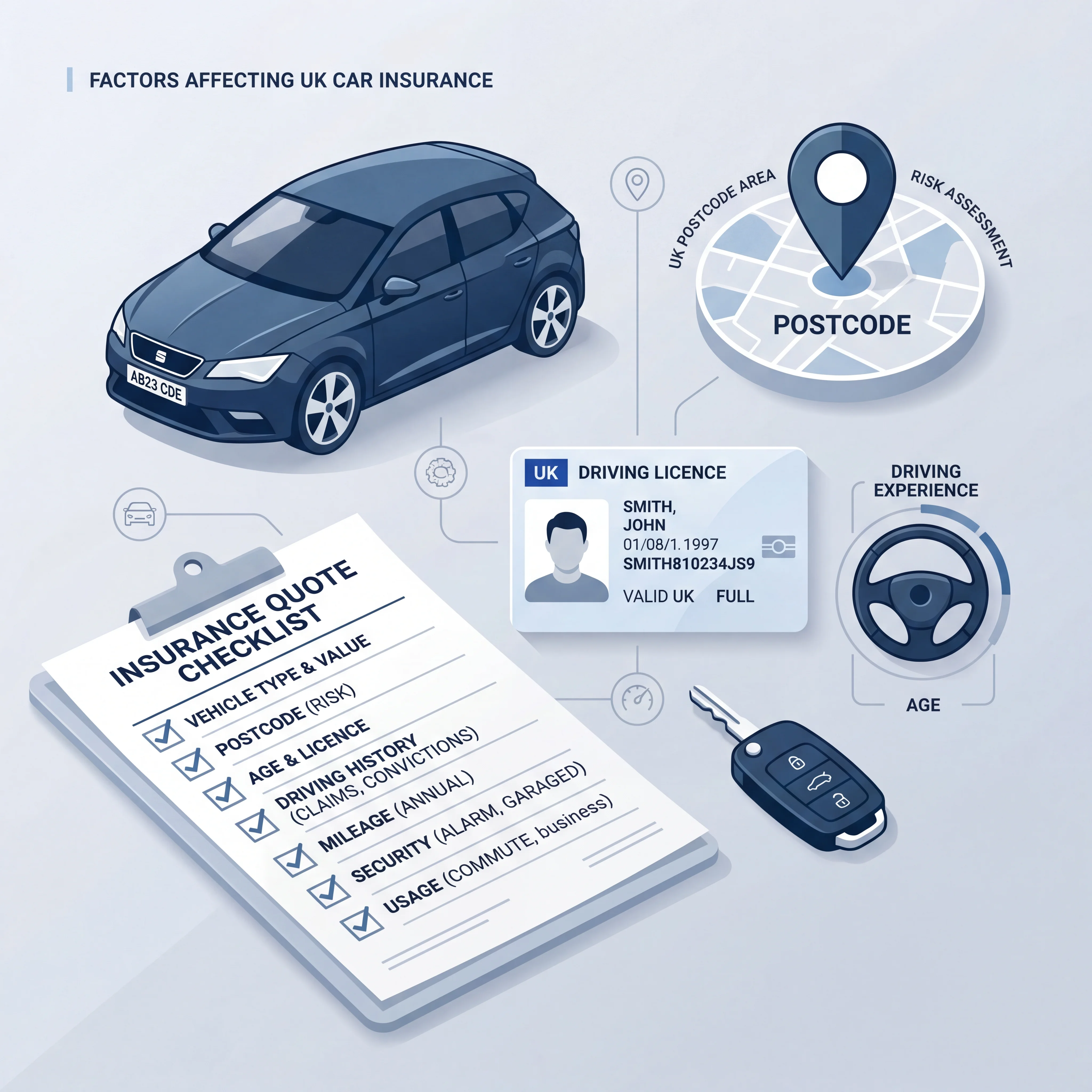 Insurance quote checklist